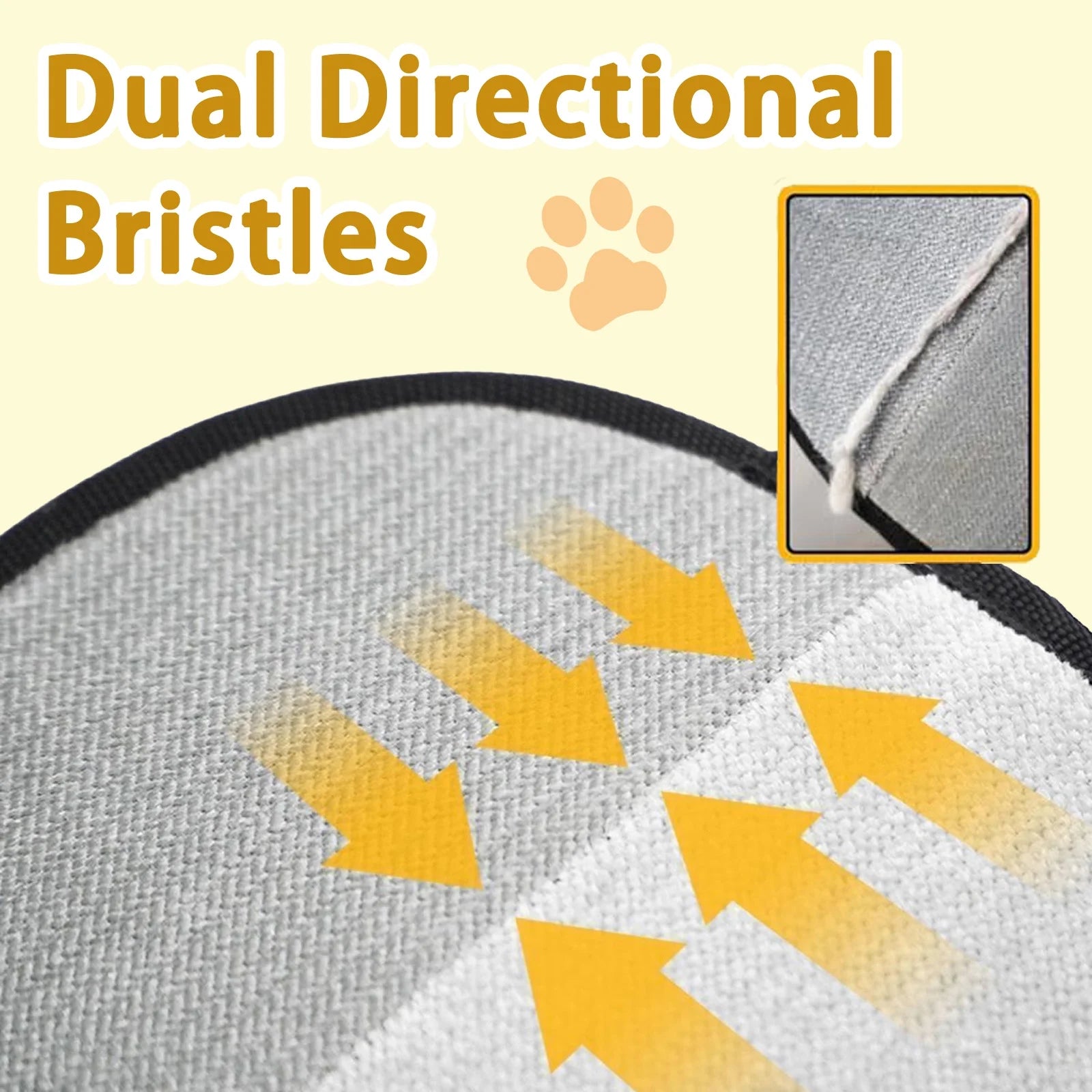 Pet Hair Removal Glove for Cats & Dogs, New Pet Electrostatic Beauty Two-Way Brush, Adhesive Hair, Hair Removal Tool, Reusable Pet Essential Hair Cleaning Gloves